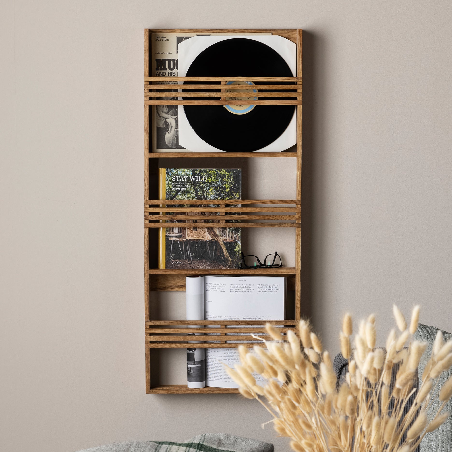 Samsø Vintage magasinholder H96 cm